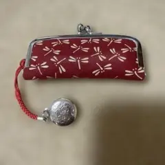 印伝屋　印傳屋　印鑑ケース　美品　トンボ　カチムシ