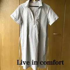 Live in comfort チュニックワンピースLサイズのサムネイル