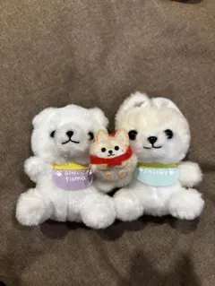 豆柴三兄弟ぬいぐるみセット