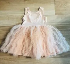 H&M ピンク フリル ドレス 2T