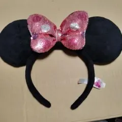 ミニーマウス カチューシャ スパンコール