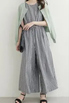 natural couture オールインワン　サロペット　セットアップ