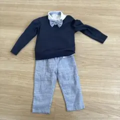 H&M キッズフォーマル服セット（ネイビー）