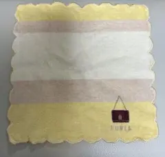 FURLA イエロー　タオルハンカチ