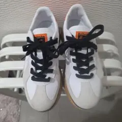 Onitsuka Tiger スニーカー ホワイト/オレンジ 23.5cm