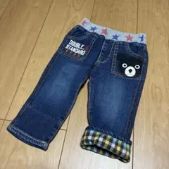 ミキハウス　ダブルビー　デニム　80