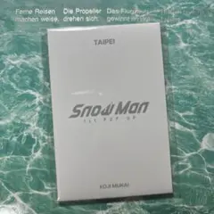 SnowMan 1st POP-UP 台北限定 フォトカードC 向井康二