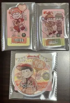 おそ松さん アクリルスタンド　アクリルコースター　おそ松　チョロ松　 3個セット