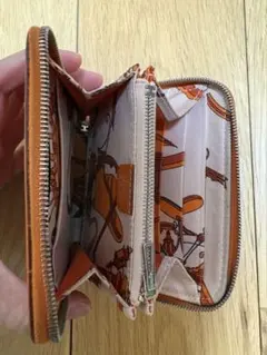 断捨離❣️ エルメスHERMESシルクイン・コインケース 新品・未使用 