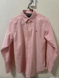 ポロ・ラルフ・ローレン ピンク長袖シャツ