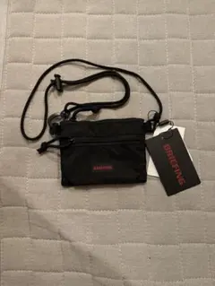 BRIEFING ブラック サコッシュ