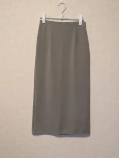 UNIQLO　ストレッチダブルフェイスナロースカート　ブラウン　Mサイズ