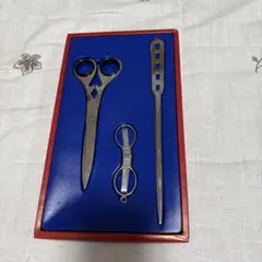 ハサミペーパーナイフ Lerche 22金メッキ - メルカリ