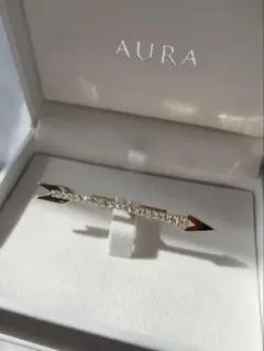 mayuco. aura jewelry bow hook ring /goldのサムネイル