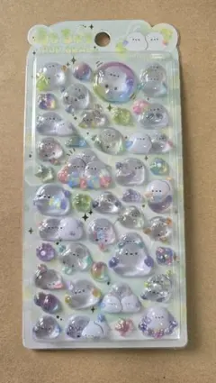 うるちゅるポップシール　ボンボンドロップ　シマエナガ