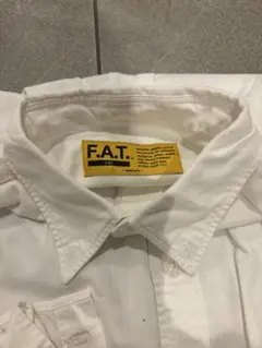 F.A.T. ホワイト長袖シャツ FATサイズ