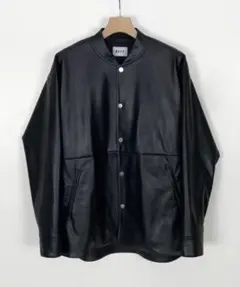 KIIT SYNTHETIC LEATHER STADIUM JKT 1 blk