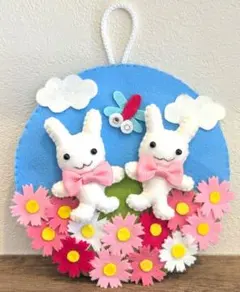 ✽お問い合わせ専用ページ✽ハンドメイド・フェルト・リース・フレーム飾り フェルトリース・フェルトフレーム飾り・専用