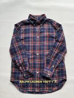 RALPH LAUREN チェック柄長袖シャツ 150cm