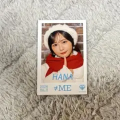 ≠ME ノイミー 生写真 尾木波菜 はんぶんこ クリスマス 直筆 コメント