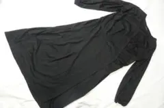 ドゥクラッセ ストレッチ デザイン ワンピース 黒色 L