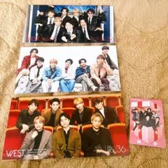 WEST. ファンクラブグッズ　会報　バースデーカード