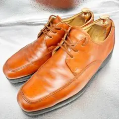 ★バーバリー BURBERRY★ストレート/26.5/ビジネスシューズ/革靴/茶