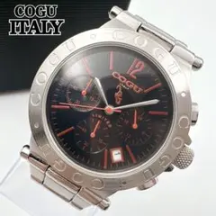 稀少✨ COGU　リミテッドエディション　クロノグラフ　デイト　メタリックレッド