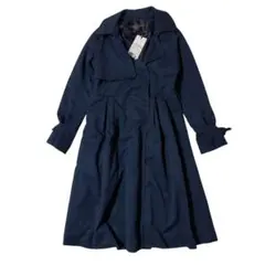 RUIRUEBOUTIQUE スリークタッチリボンカフスロングトレンチコートのサムネイル