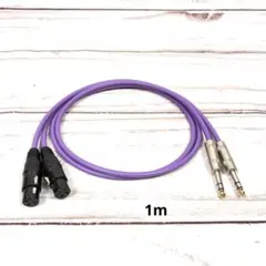 CANARE L-4E6S TRS XLR ケーブル 1m 2本セット - メルカリ