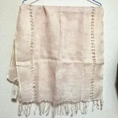 【新品未使用】リネン　ストール