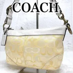 COACH Signature Canvas Shoulder Bag Y2K