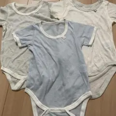 ベビーシャツ 80サイズ メッシュ素材 3枚セット