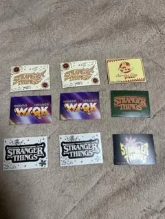 ストレンジャー・シングス ステッカー 9枚セット