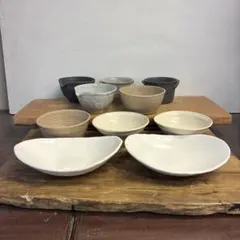 宇治抹茶様専用新品　陶器　陶芸作家　小鉢10個 459