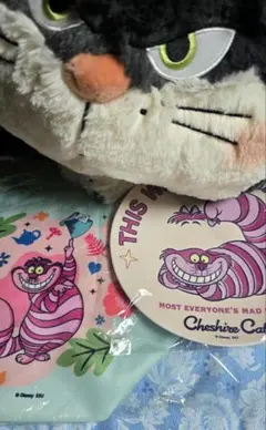 ディズニーハッピーくじ チェシャ猫 ポーチ&トレイセット