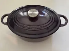 LE CREUSET ル・クルーゼ　オーバル鍋 25cm パープル 両手鍋のサムネイル