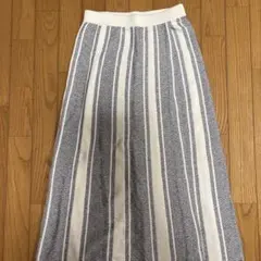 美品☆NOBLE ニットロングスカート