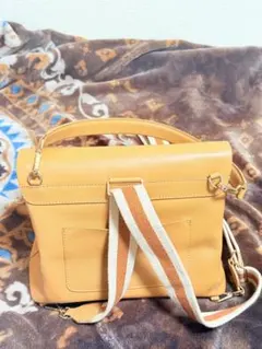 PAOLA NUTTI 本革 ショルダーバッグ オレンジ