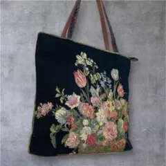 Think Bee シンクビー！ トートバッグ テノール 花柄 刺繍