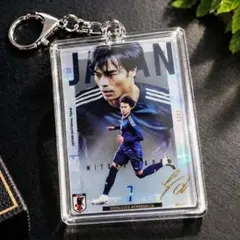 【極美品】サッカー日本代表 三笘薫 アクリルキーホルダー ワールドカップ