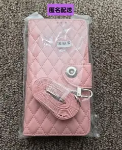 ピンクキルティングスマホケース　ストラップ付き　GalaxyA54専用　新品