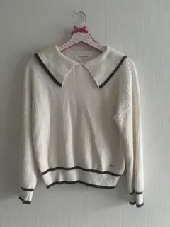 ポンポネット　ジュニア　ニット　セーラー型　長袖　150