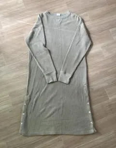 champion ワッフル生地　ニットワンピース　M