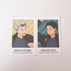 【ハイキュー】 木兎光太郎 赤葦京治 キャラポトレカード
