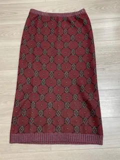 @*n様 エトロ ETRO ニット ストレッチスカート42 美品のサムネイル