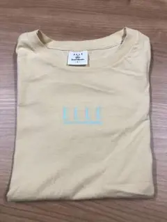GU ジーユー Tシャツ　コラボ　ELLE エル　半袖　ロゴ