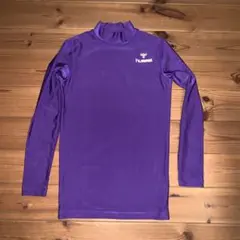 hummel JASPO Lサイズ 紫 長袖インナーウェア