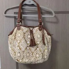 トプカピトレジャー牛革フリンジレースバッグ(最終価格)