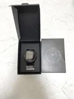 SUUNTO RUN ALL BLACK 美品 付属品完備 互換充電器追加 - メルカリ